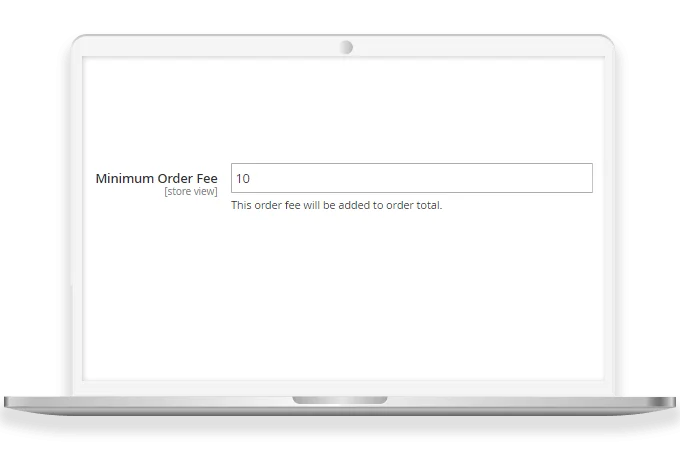Set Minimum Order Fee Amount for Small Orders
