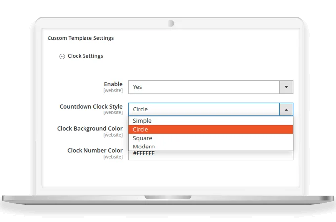 Show Interactive Countdown Timer
