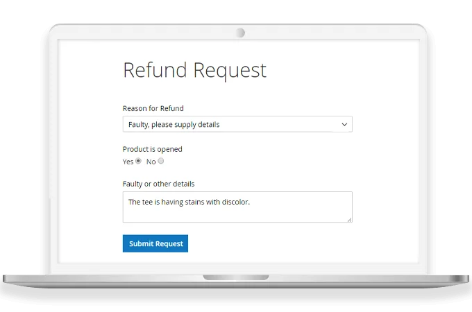 Gather Important Details from Customers for Refund