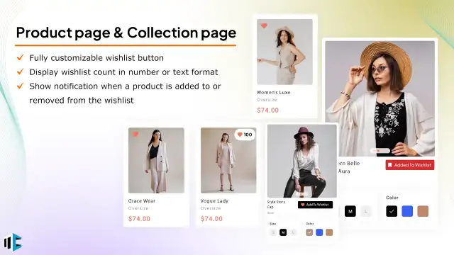Save Products Instantly
- Wishy Wishlist App for Shopify