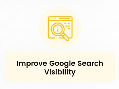 Improve google search visibility