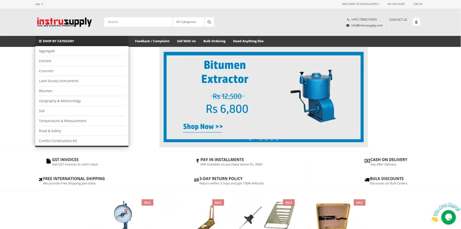 Magecomp portofolio Instrusupply