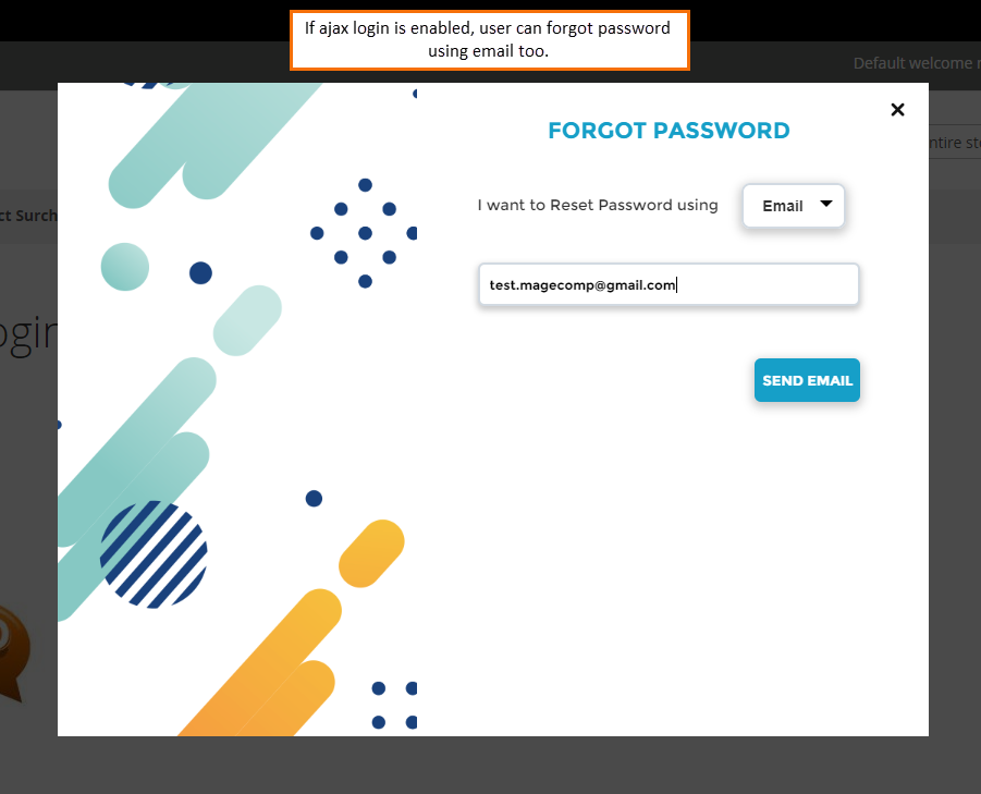 Frontend Forgot Password - Support Portal for Magento Extensions & Services