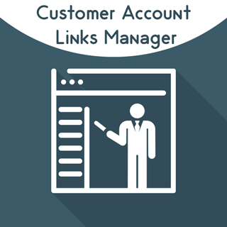 Magento 2 Customer Account Links Manager