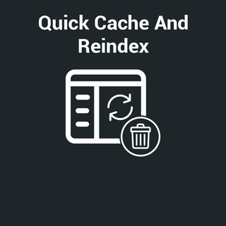 Quick Cache And Reindex For Magento 2