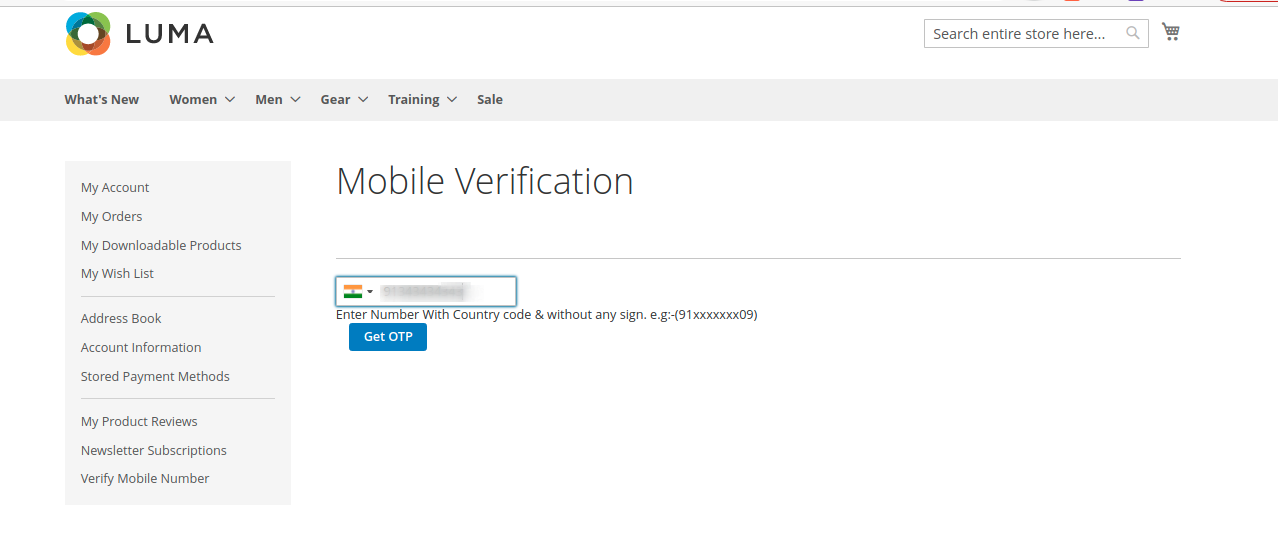 Frontend- Verify Mobile Number with OTP-2