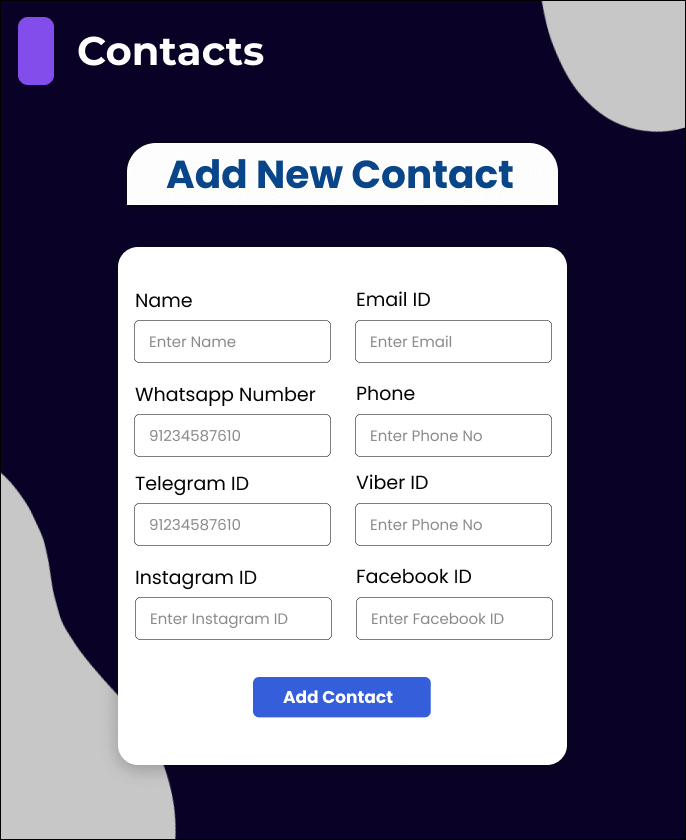 Broadcast & Bulk Messages add new contact